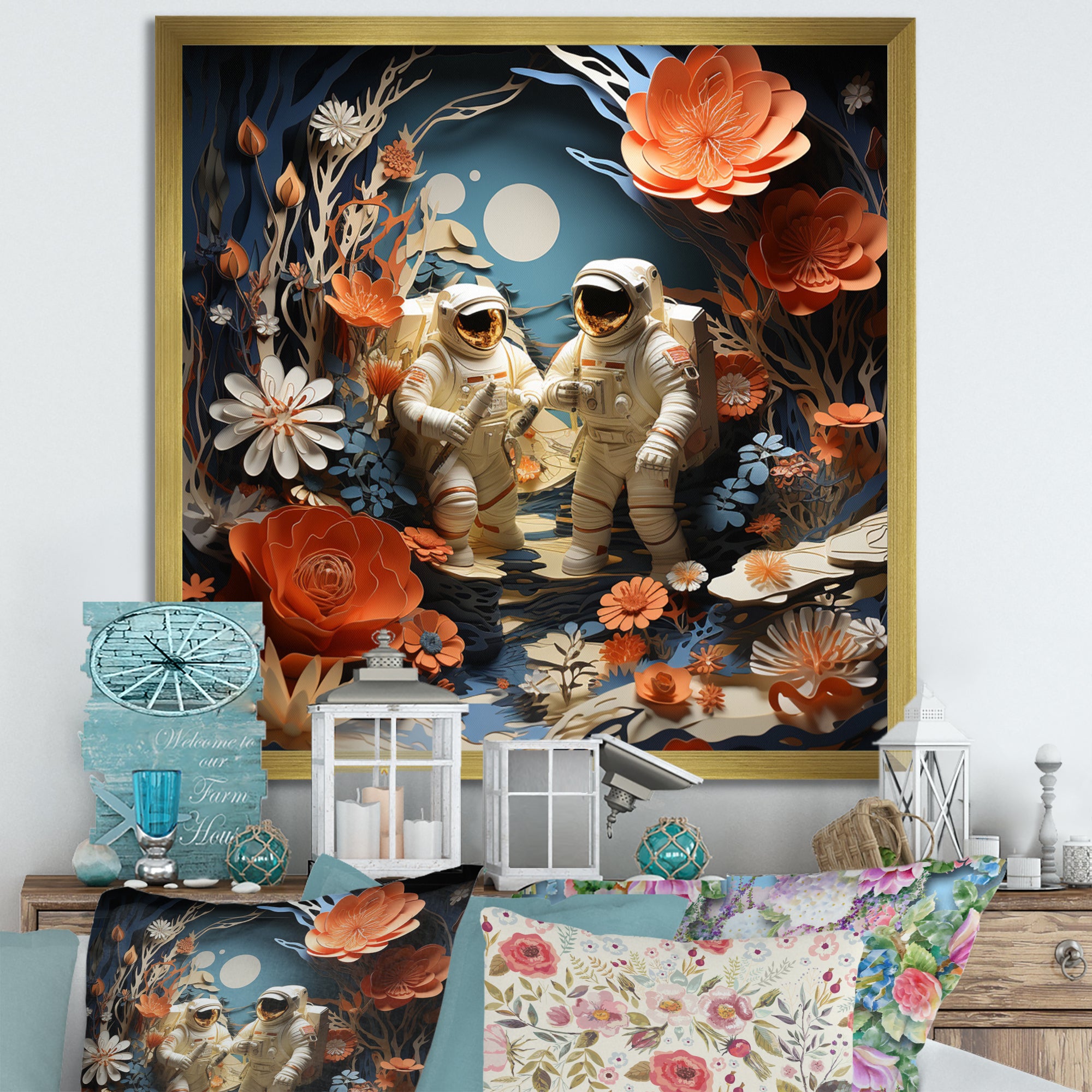 Space Shuttle Spacewalk Adventure I - Space Shuttle Canvas Wall Art