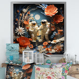 Space Shuttle Spacewalk Adventure I - Space Shuttle Canvas Wall Art