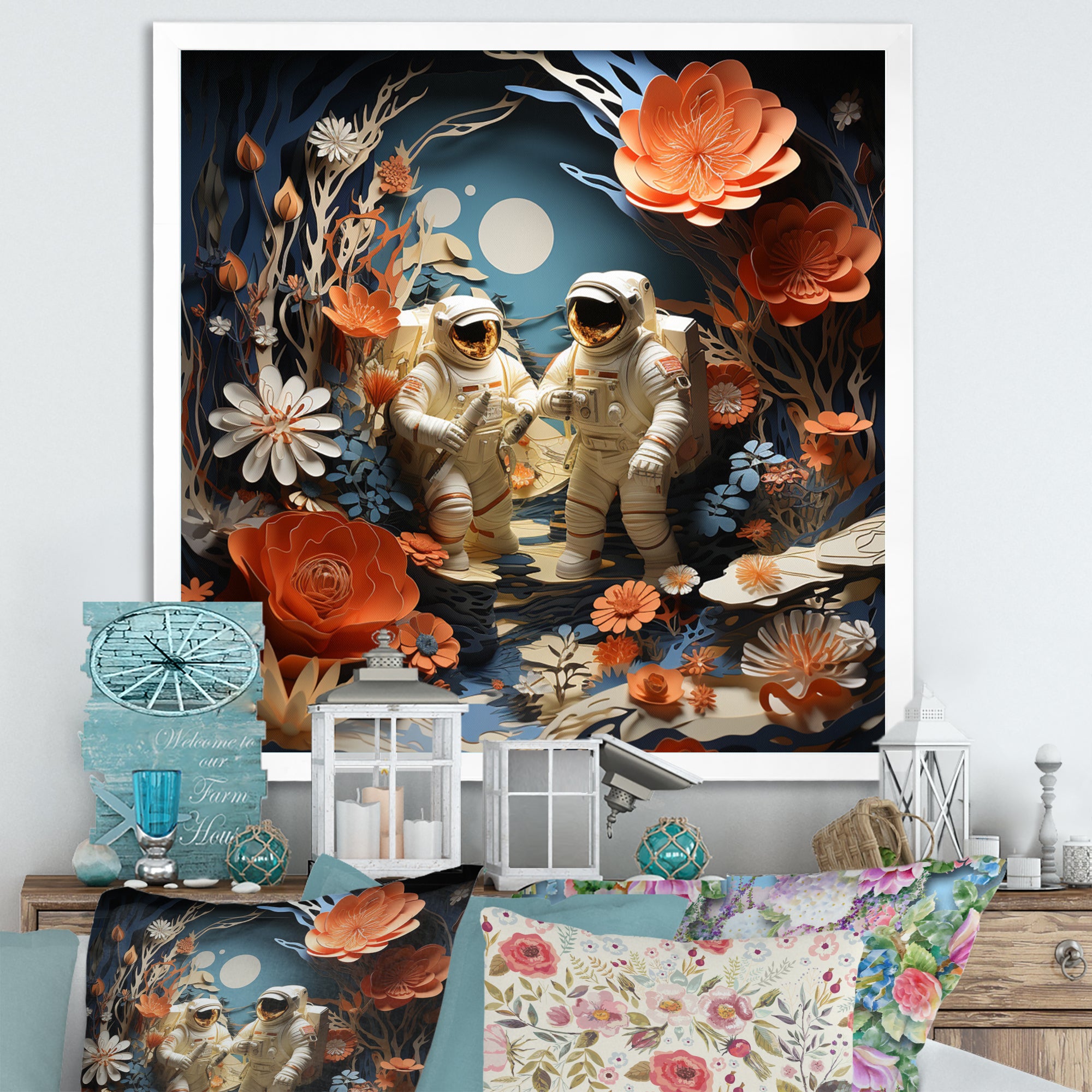 Space Shuttle Spacewalk Adventure I - Space Shuttle Canvas Wall Art