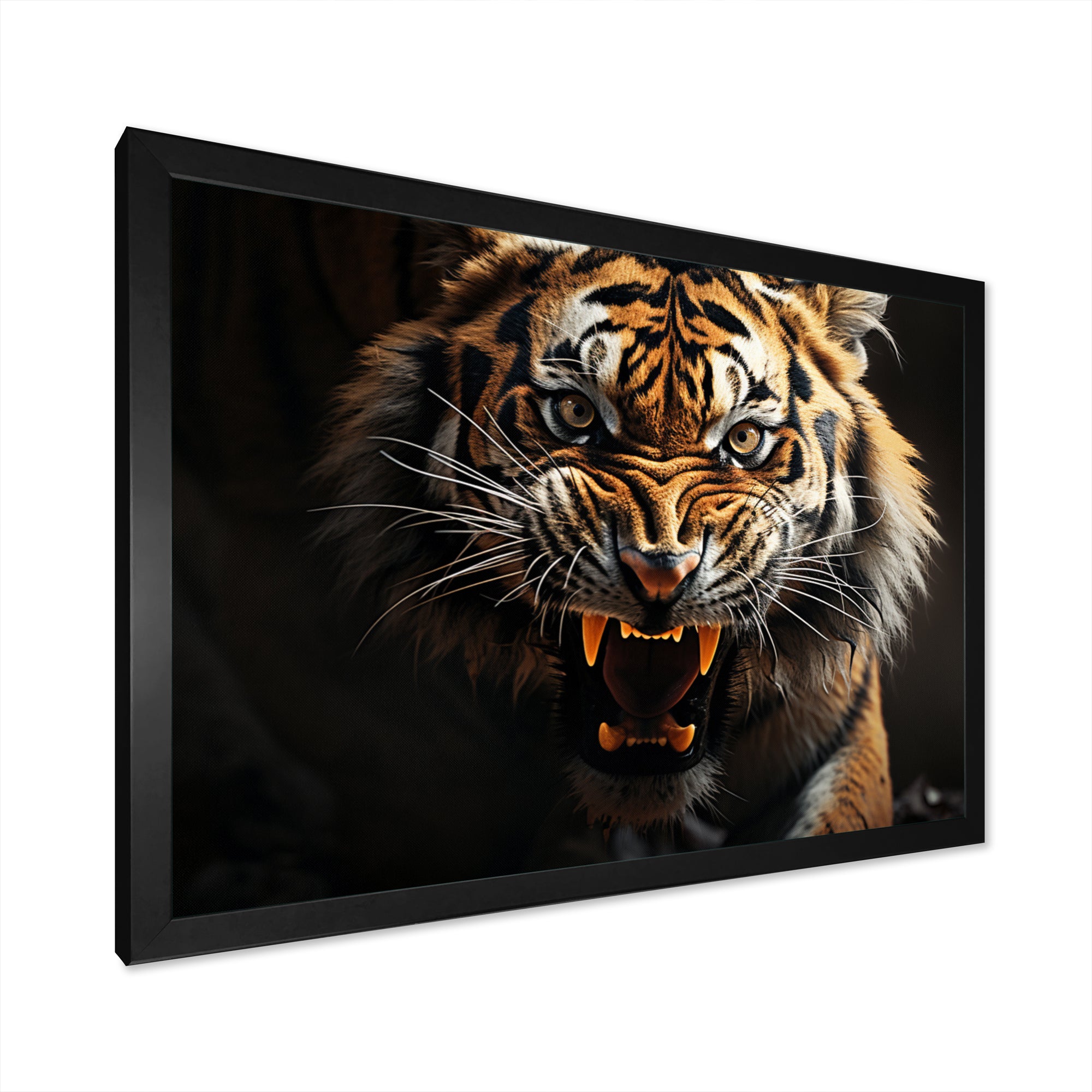 Tiger Roaring Majesty - Tiger Home Decor Art