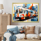 Train Architectural Perspectives - Train Canvas Wall Art