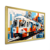 Train Architectural Perspectives - Train Canvas Wall Art