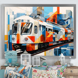 Train Architectural Perspectives - Train Canvas Wall Art