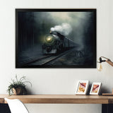 Train Atmospheric Whispers I - Train Canvas Wall Art