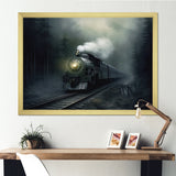 Train Atmospheric Whispers I - Train Canvas Wall Art