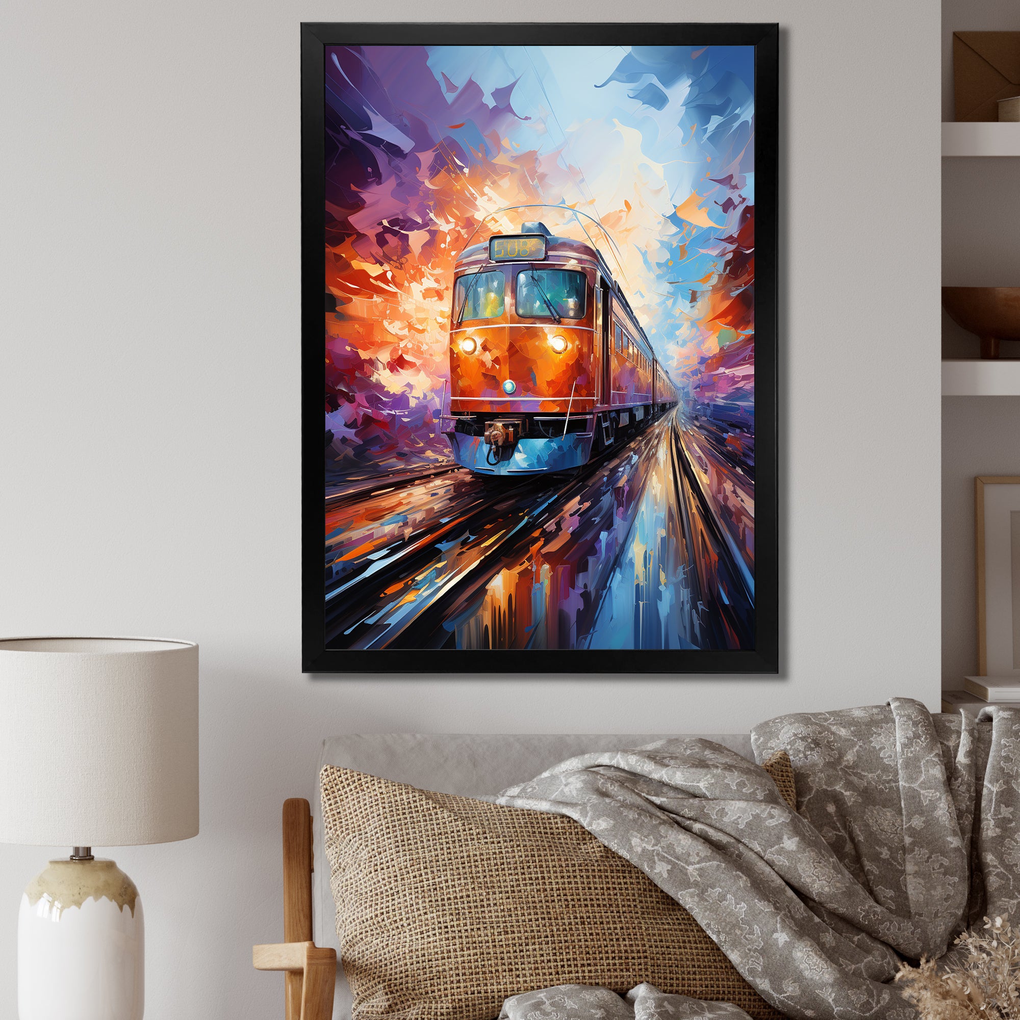 Train Bold Rhythms - Train Canvas Wall Art