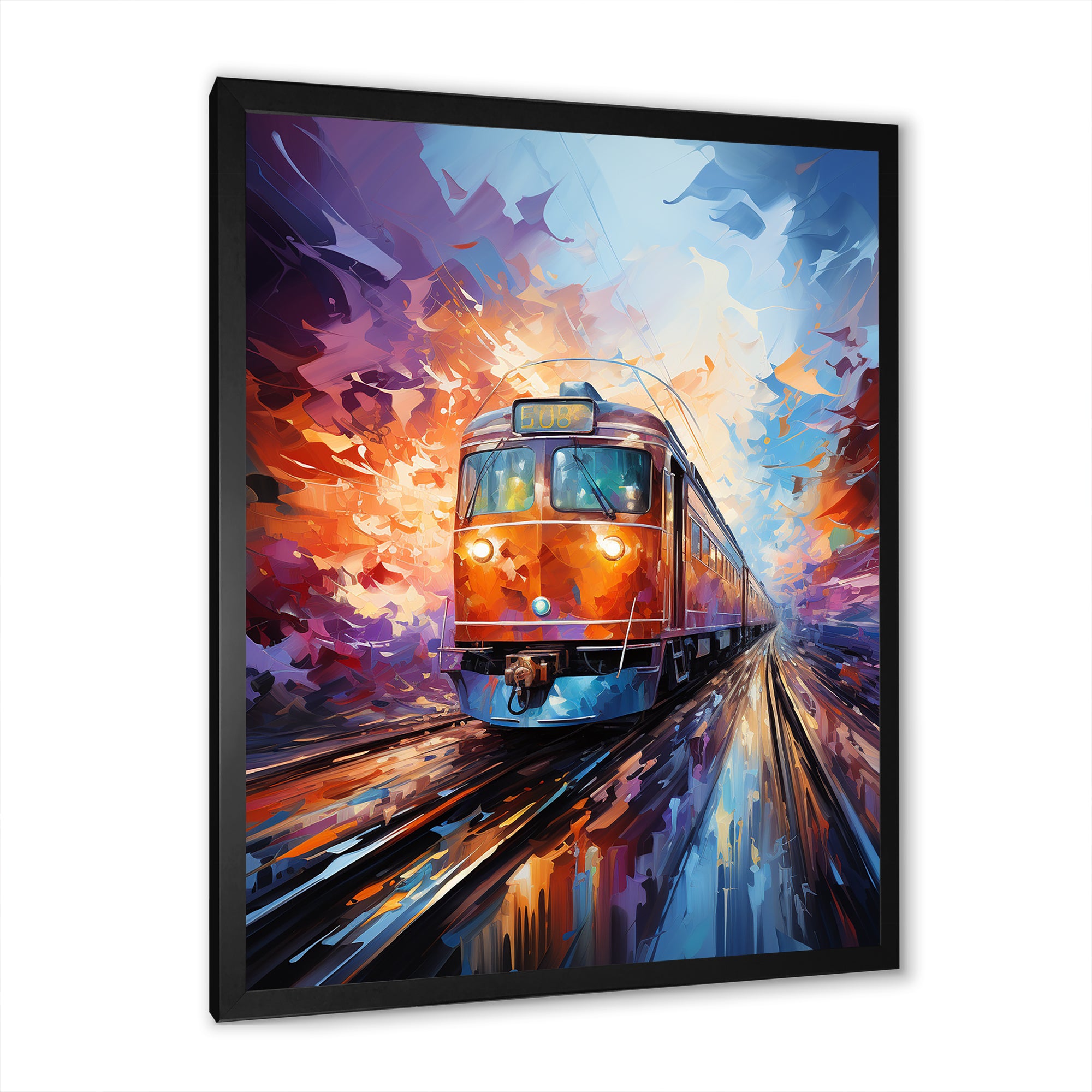 Train Bold Rhythms - Train Canvas Wall Art