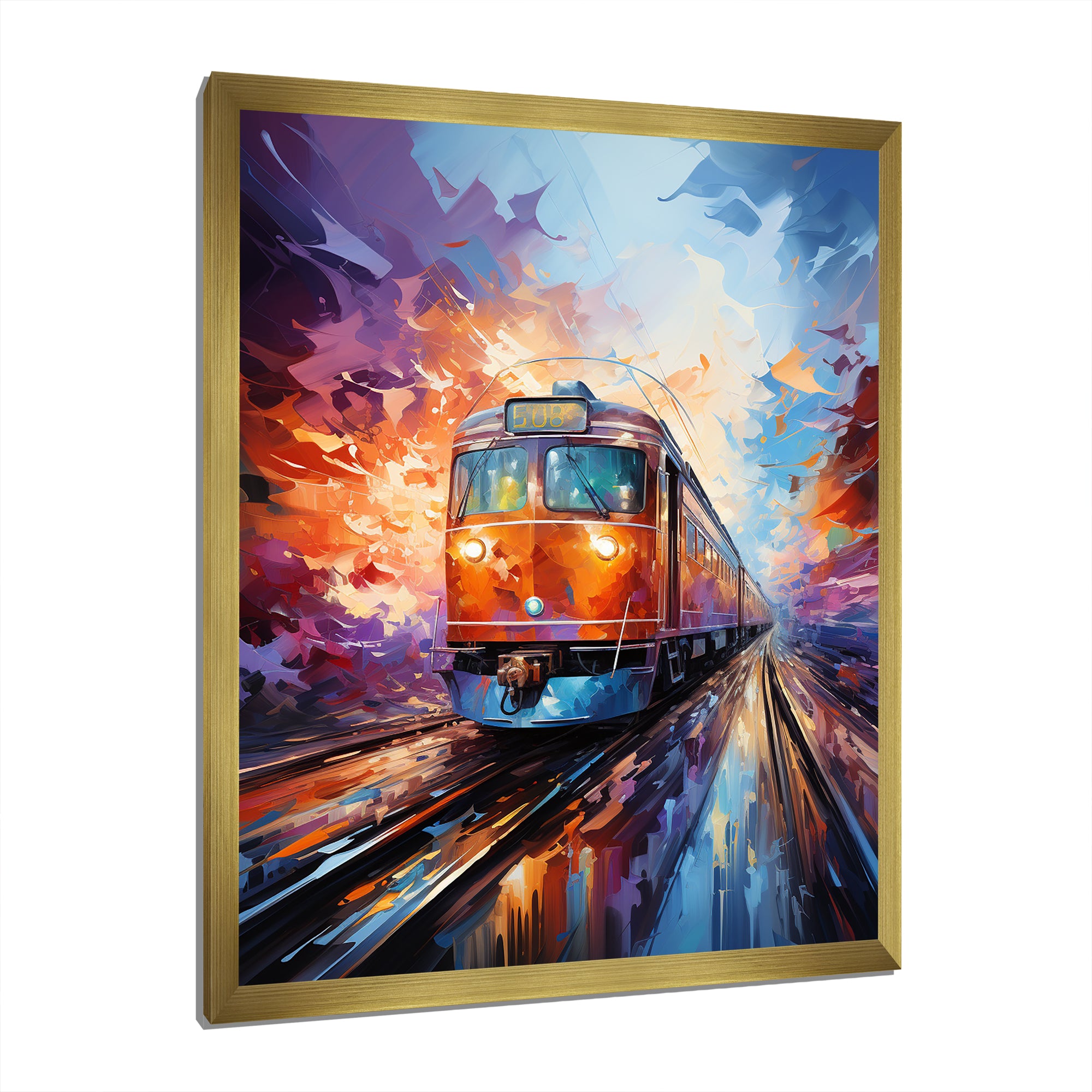 Train Bold Rhythms - Train Canvas Wall Art