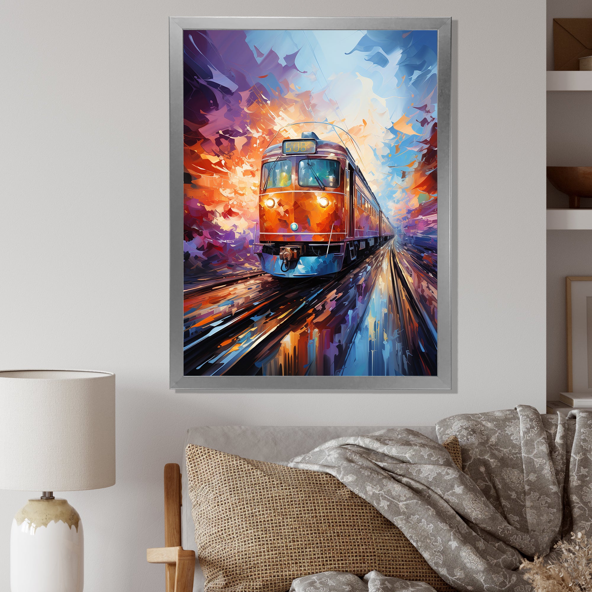 Train Bold Rhythms - Train Canvas Wall Art