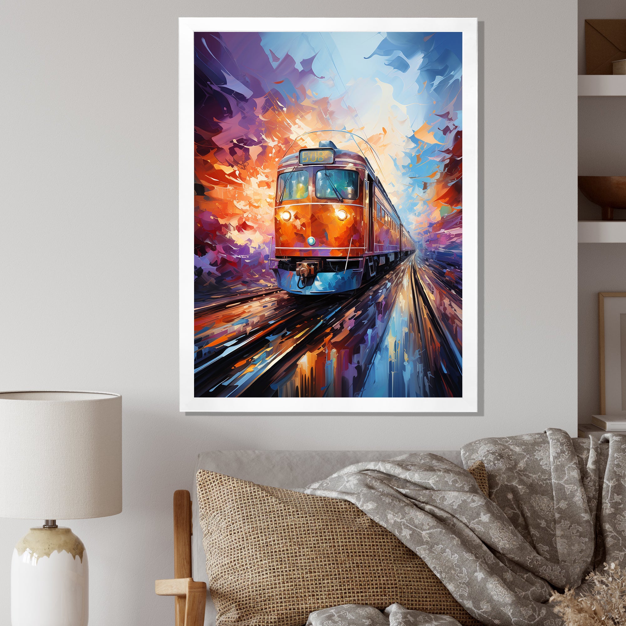Train Bold Rhythms - Train Canvas Wall Art
