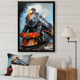 Train Fluid Motion - Train Canvas Wall Art