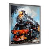 Train Fluid Motion - Train Canvas Wall Art