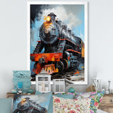 Train Fluid Motion - Train Canvas Wall Art