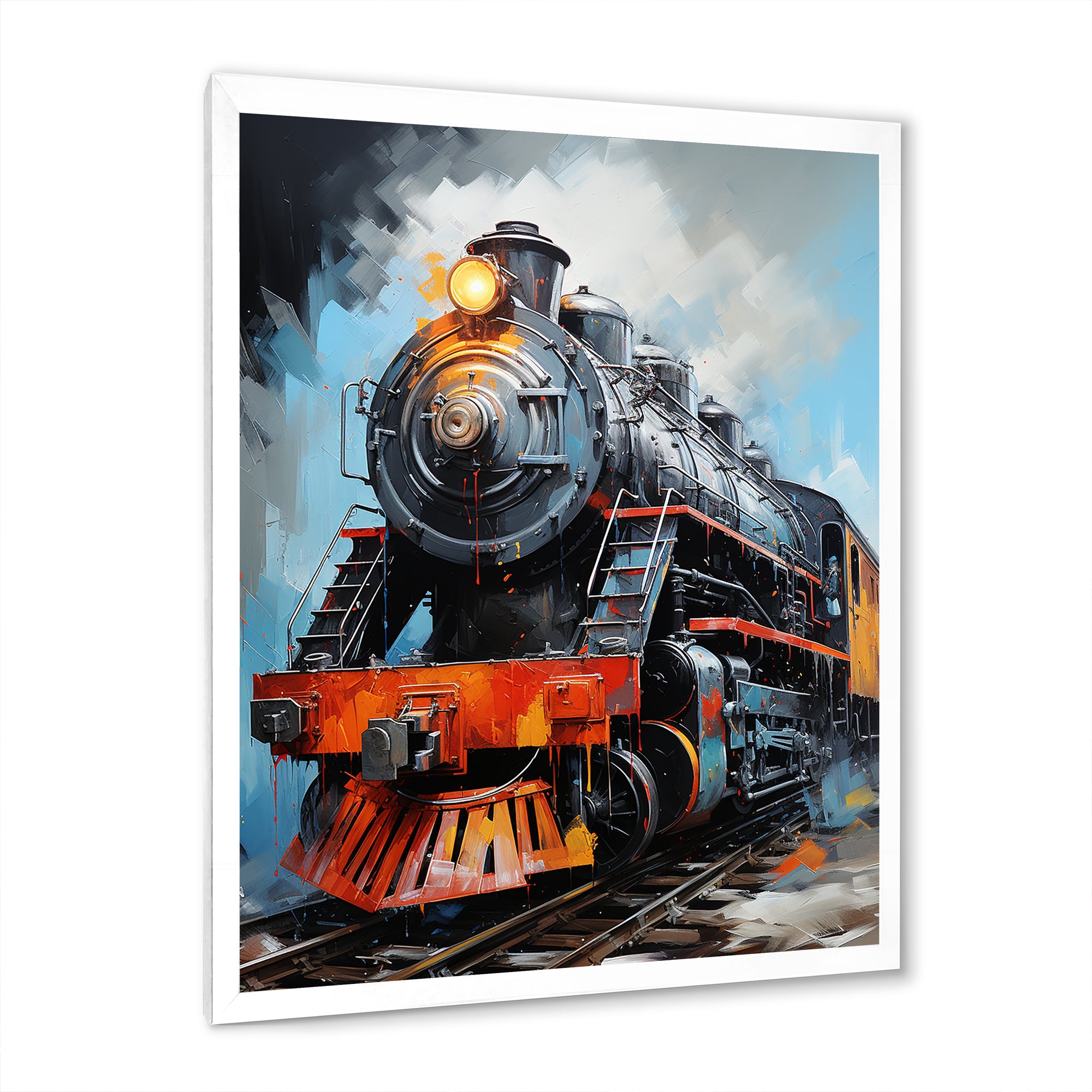 Train Fluid Motion - Train Canvas Wall Art