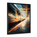 Train Luminous Trail Lights I - Train Canvas Wall Art