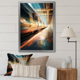 Train Luminous Trail Lights I - Train Canvas Wall Art