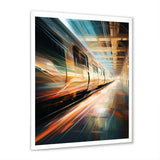 Train Luminous Trail Lights I - Train Canvas Wall Art