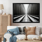 Train Minimalist Tracks I - Train Canvas Wall Art