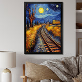 Train Rails By Vincent - Train Canvas Wall Art
