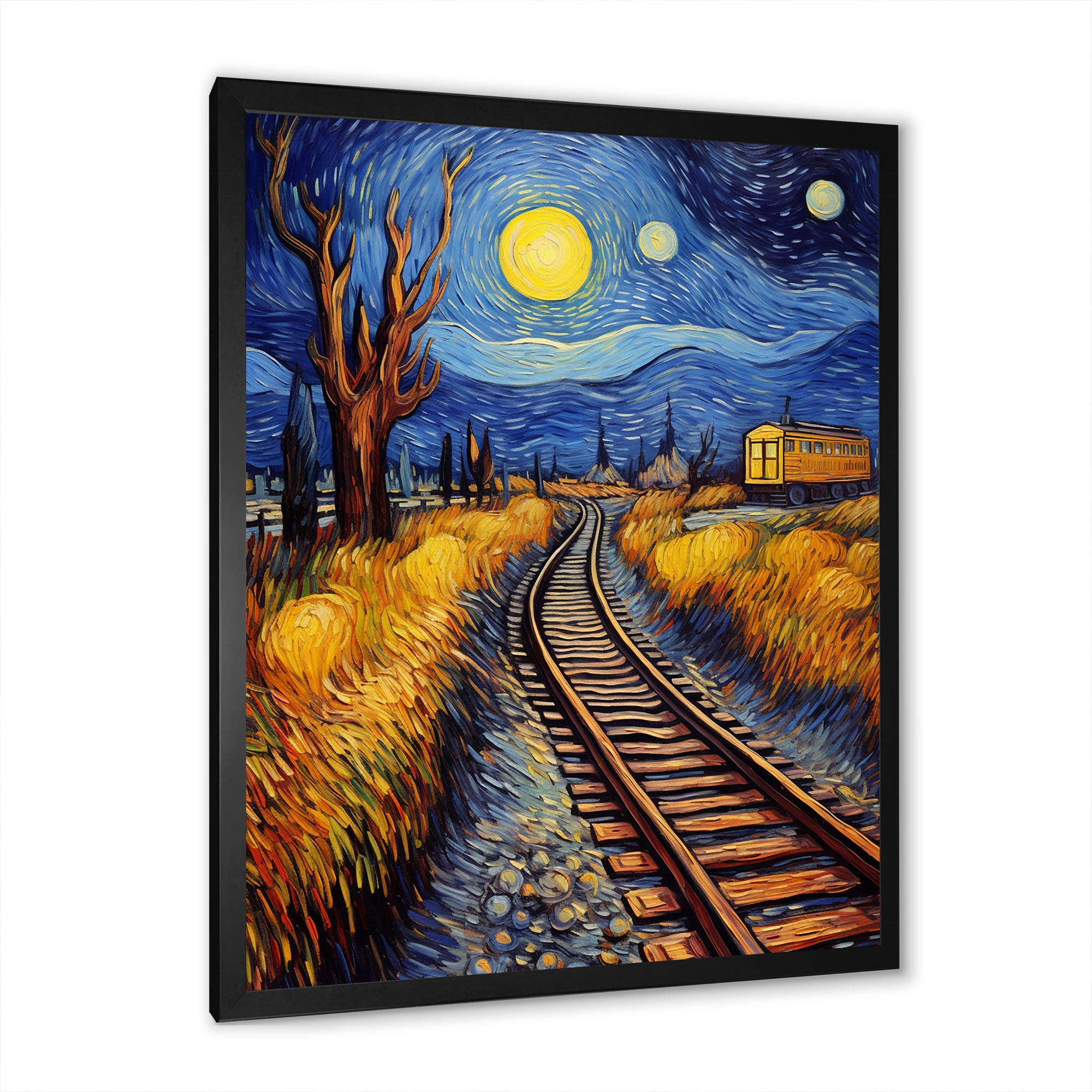Train Rails By Vincent - Train Canvas Wall Art