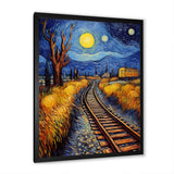 Train Rails By Vincent - Train Canvas Wall Art