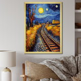 Train Rails By Vincent - Train Canvas Wall Art