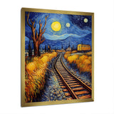 Train Rails By Vincent - Train Canvas Wall Art