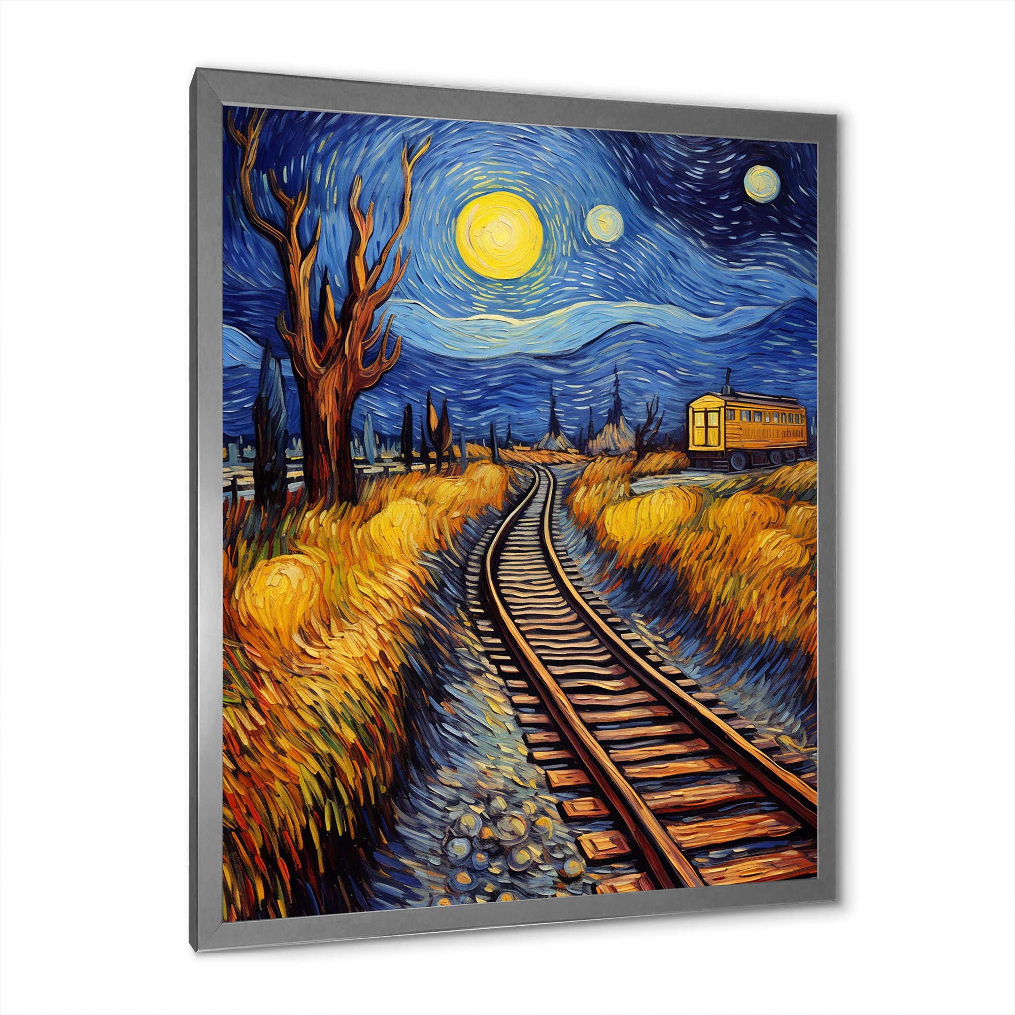 Train Rails By Vincent - Train Canvas Wall Art