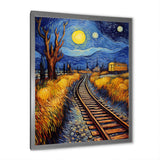 Train Rails By Vincent - Train Canvas Wall Art