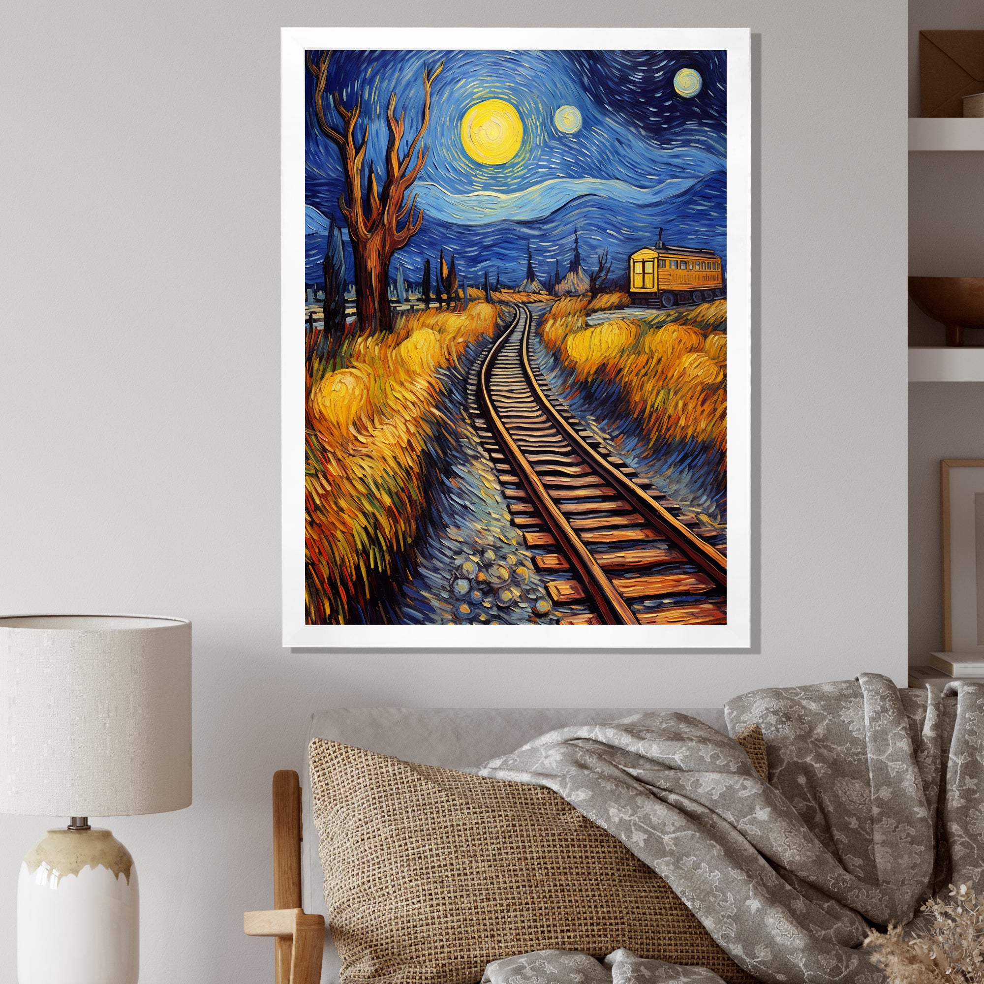 Train Rails By Vincent - Train Canvas Wall Art