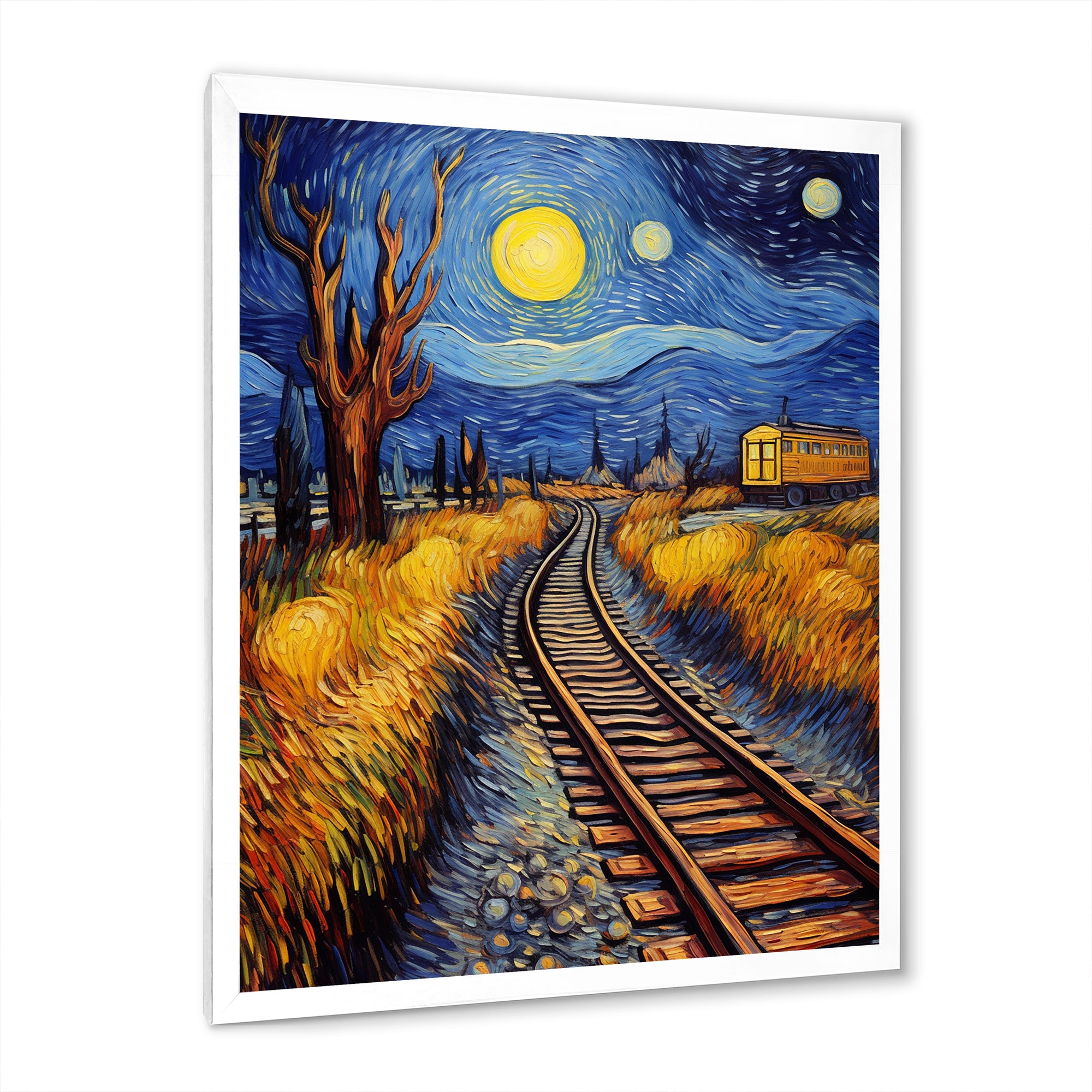 Train Rails By Vincent - Train Canvas Wall Art