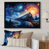 Abstract Train Rails By Vincent - Train Canvas Wall Art