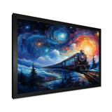 Abstract Train Rails By Vincent - Train Canvas Wall Art