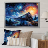 Abstract Train Rails By Vincent - Train Canvas Wall Art
