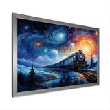 Abstract Train Rails By Vincent - Train Canvas Wall Art