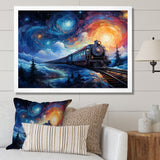 Abstract Train Rails By Vincent - Train Canvas Wall Art