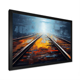 Train Serene Railways Track - Train Canvas Wall Art