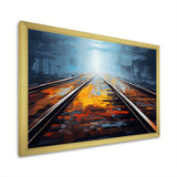 Train Serene Railways Track - Train Canvas Wall Art