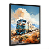 Abstract Train Sublime Landscapes I - Train Canvas Wall Art