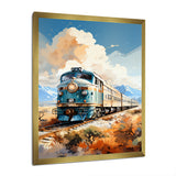 Abstract Train Sublime Landscapes I - Train Canvas Wall Art