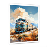 Abstract Train Sublime Landscapes I - Train Canvas Wall Art