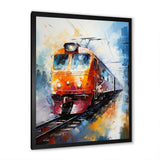Abstract Train Vibrant Motion I - Train Canvas Wall Art