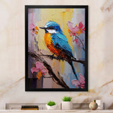 Bluebird Serenade Painting - Bird Wall Decor