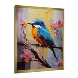 Bluebird Serenade Painting - Bird Wall Decor