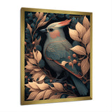 Cardinal Bird In Faded Retro Tones - Bird Home Decor Art