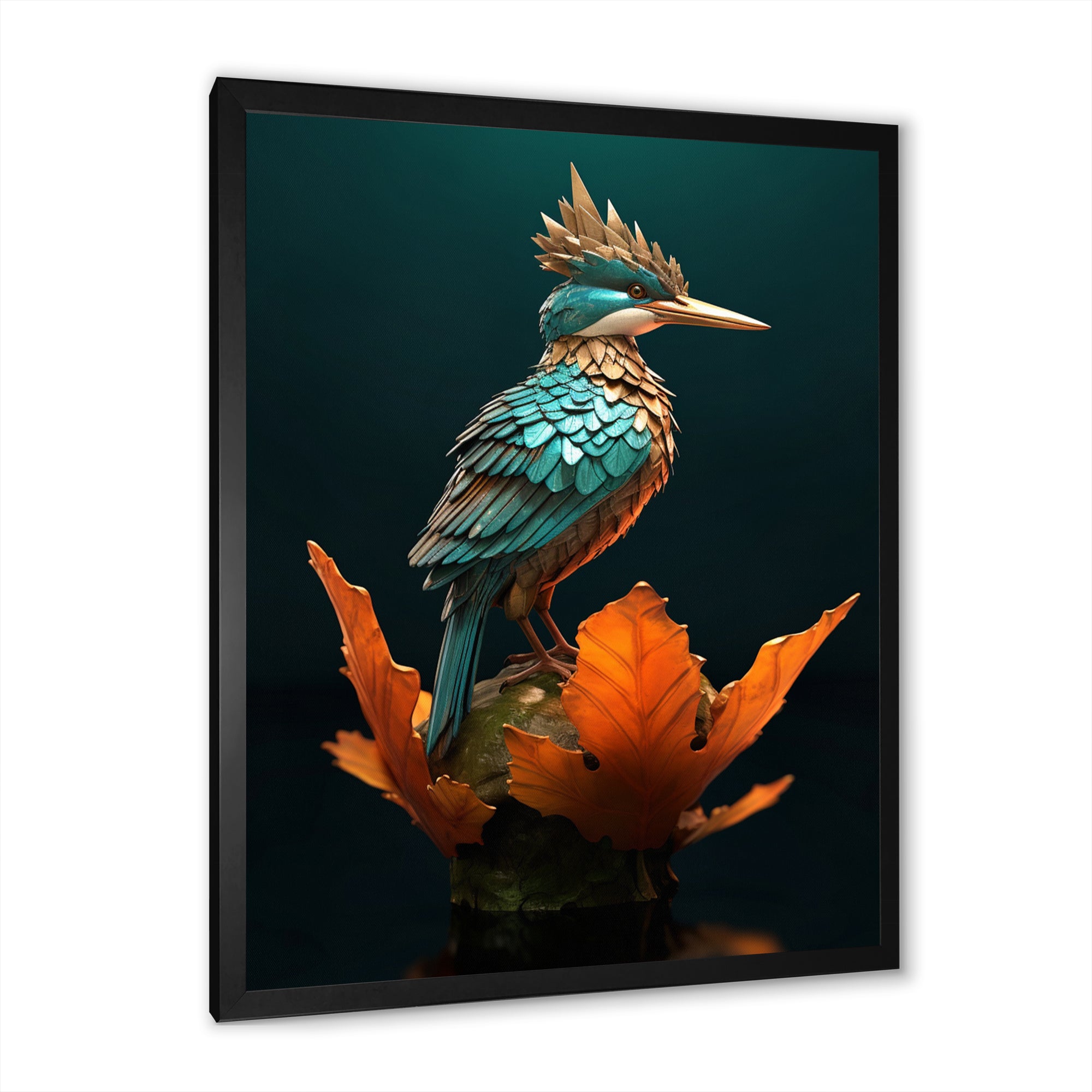 Blue Kingfisher Nature Photography - Bird Wall Decor