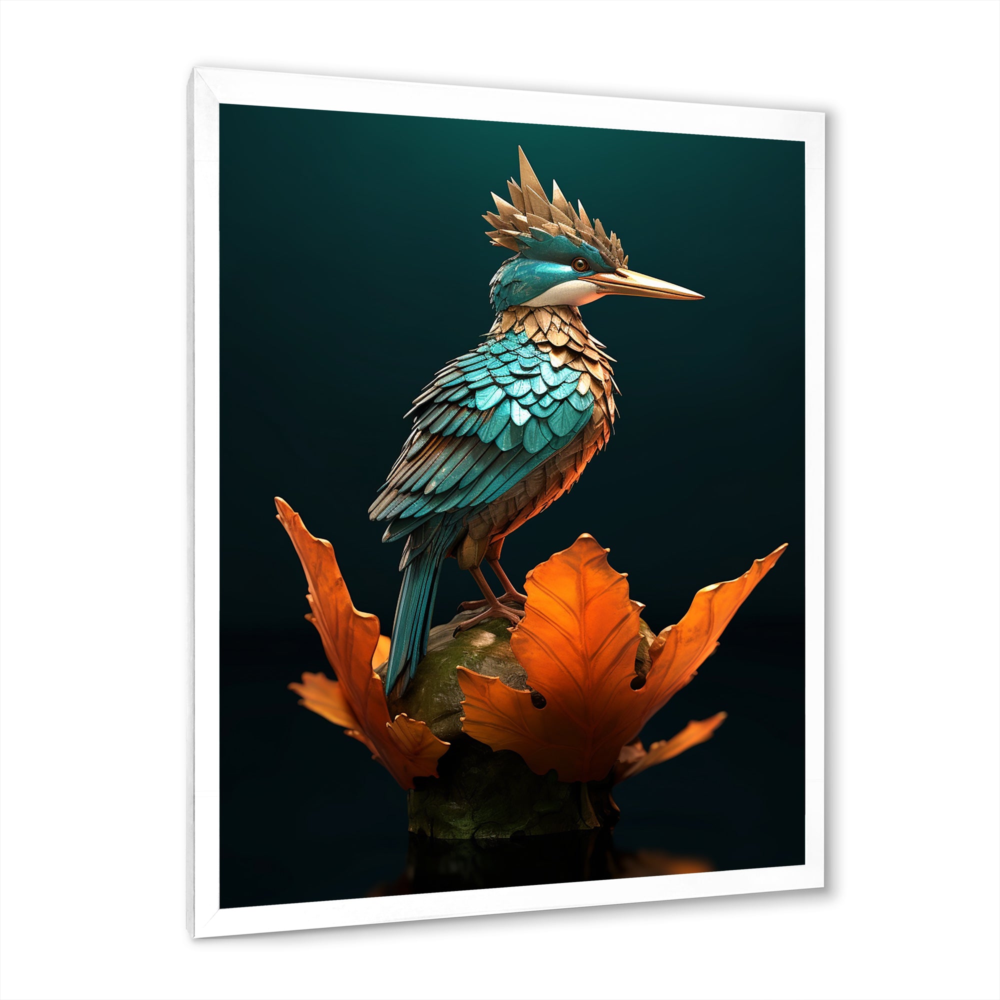 Blue Kingfisher Nature Photography - Bird Wall Decor