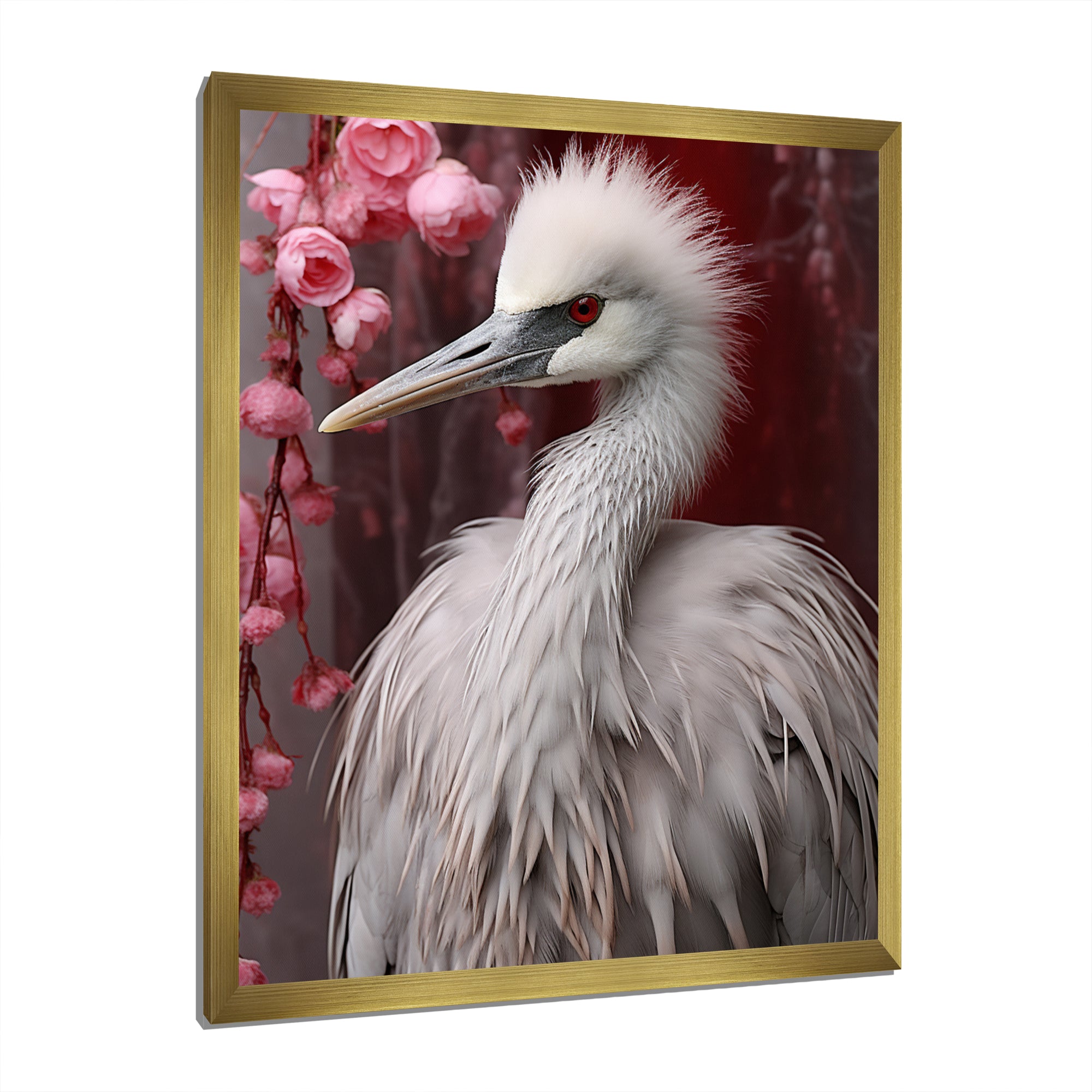 Majestic White Bird Nature Photography - Bird Living Room Wall Art