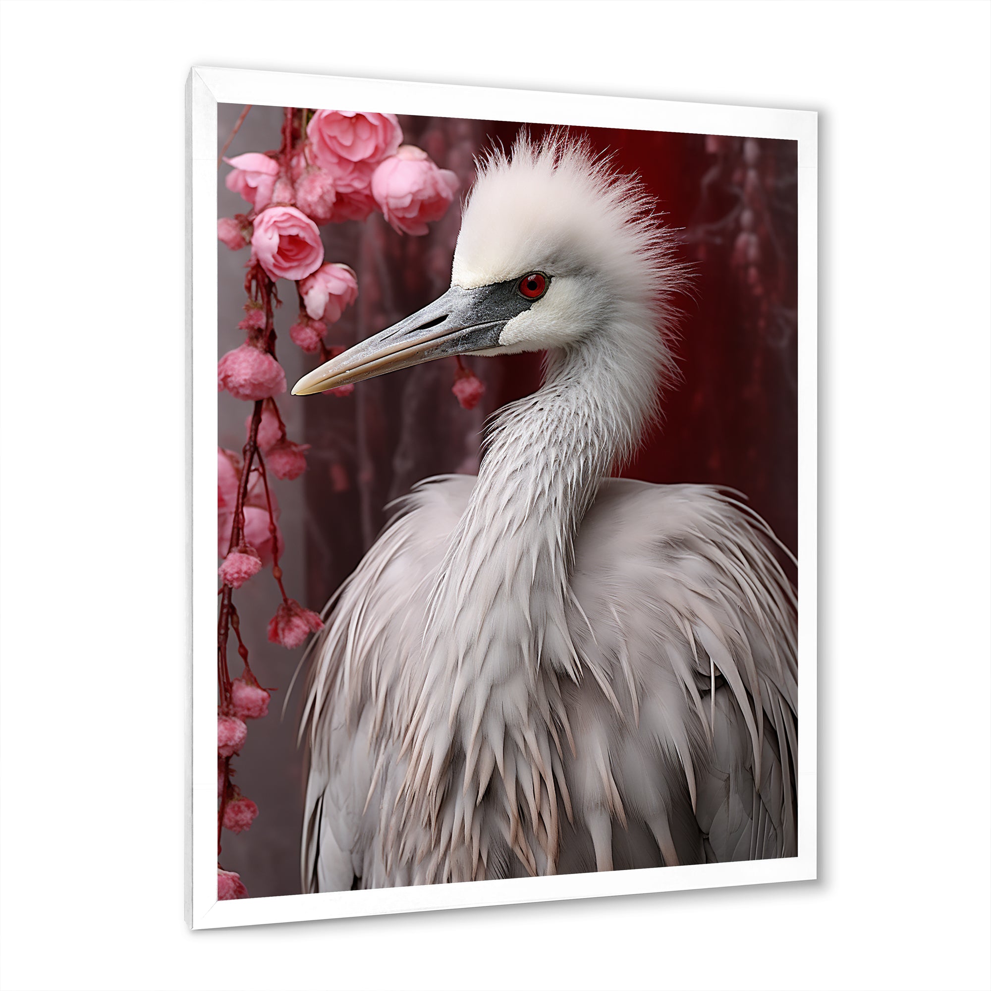 Majestic White Bird Nature Photography - Bird Living Room Wall Art