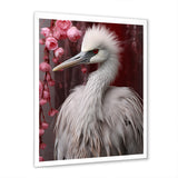Majestic White Bird Nature Photography - Bird Living Room Wall Art